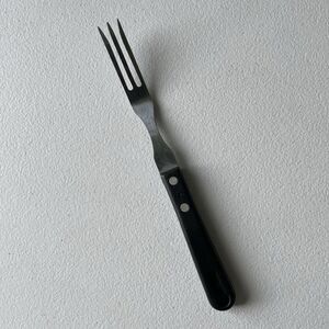 Good Cook Taiwan 3 Tine Granny Fork Stainless Steel Black Handle Kitchen Utensil